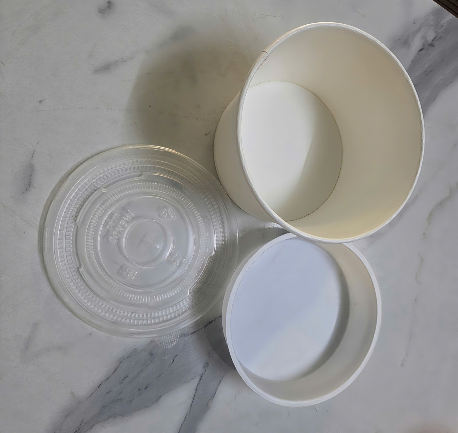 TÔ GIẤY - KHAY NHỰA PS - NẮP PP 