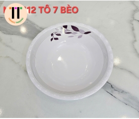 TÔ 7 BÈO TRƠN MELAMINE