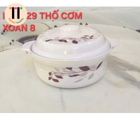 BỘ THỐ CƠM XOẮN 8 MELAMINE