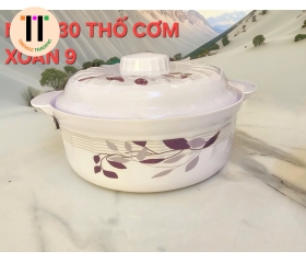 BỘ THỐ CƠM XOẮN 9 MELAMINE