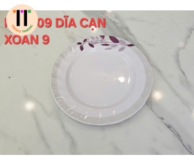 DĨA CẠN XOẮN 9 MELAMINE