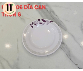 DĨA CẠN TRƠN 6 MELAMINE