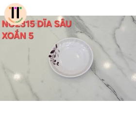 DĨA SÂU XOẮN 5 MELAMINE