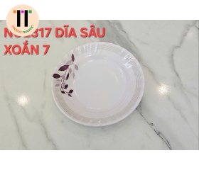 DĨA SÂU XOẮN 7 MELAMINE