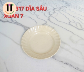 DĨA SÂU XOẮN 7 MELAMINE