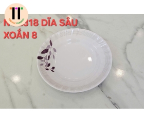 DĨA SÂU XOẮN 8 MELAMINE