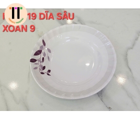 DĨA SÂU XOẮN 9 MELAMINE