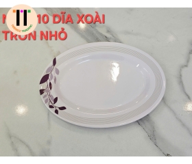 DĨA XOÀI TRƠN 10 MELAMINE