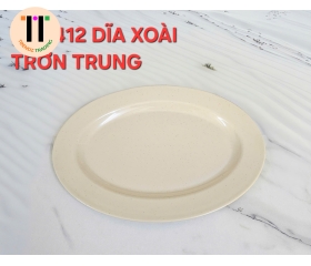 DĨA XOÀI TRƠN 12 MELAMINE