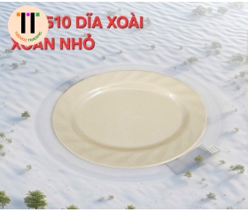 DĨA XOÀI XOẮN 10 MELAMINE