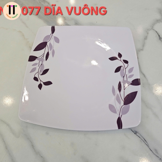 DĨA VUÔNG 10.5 MELAMINE