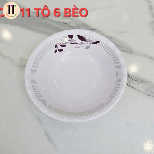 TÔ 6 BÈO TRƠN MELAMINE