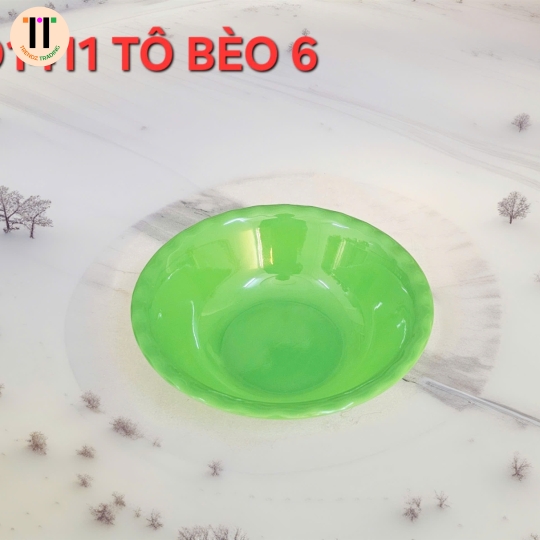 TÔ 6 BÈO TRƠN MELAMINE