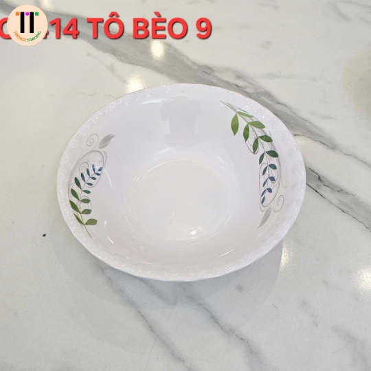 TÔ 9 BÈO TRƠN MELAMINE