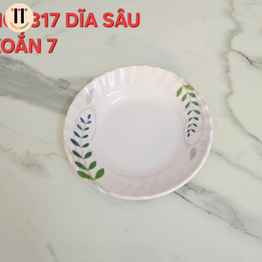 DĨA SÂU XOẮN 7 MELAMINE