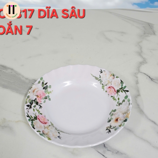 DĨA SÂU XOẮN 7 MELAMINE