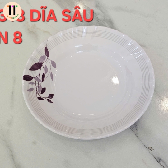 DĨA SÂU XOẮN 8 MELAMINE