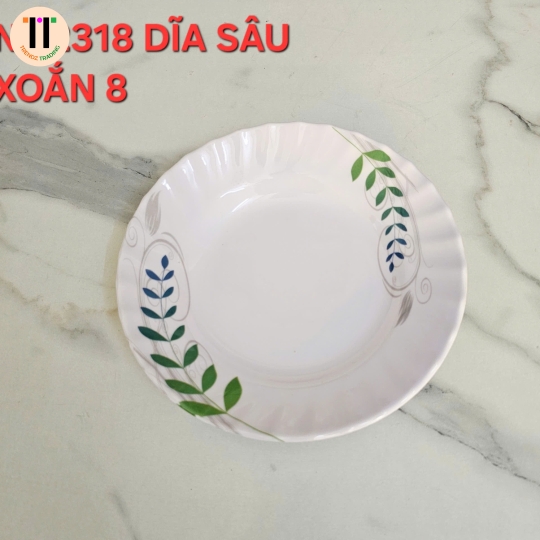 DĨA SÂU XOẮN 8 MELAMINE