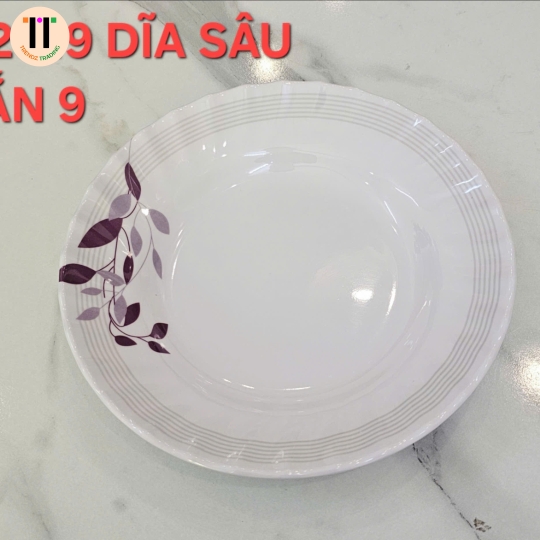 DĨA SÂU XOẮN 9 MELAMINE