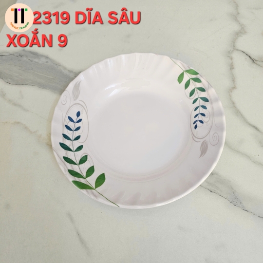 DĨA SÂU XOẮN 9 MELAMINE