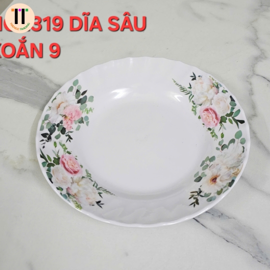 DĨA SÂU XOẮN 9 MELAMINE
