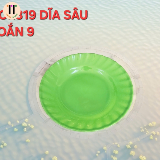 DĨA SÂU XOẮN 9 MELAMINE