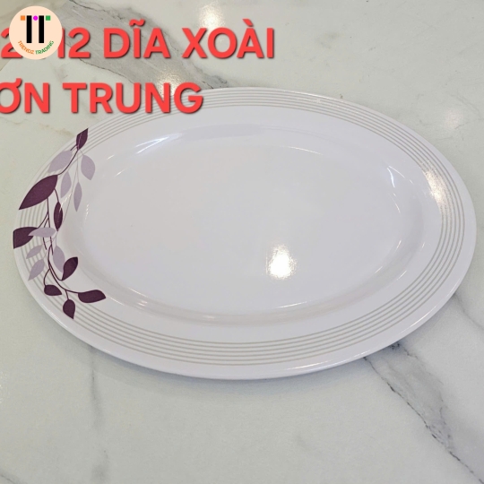 DĨA XOÀI TRƠN 12 MELAMINE