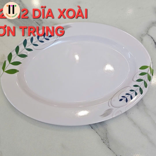 DĨA XOÀI TRƠN 12 MELAMINE