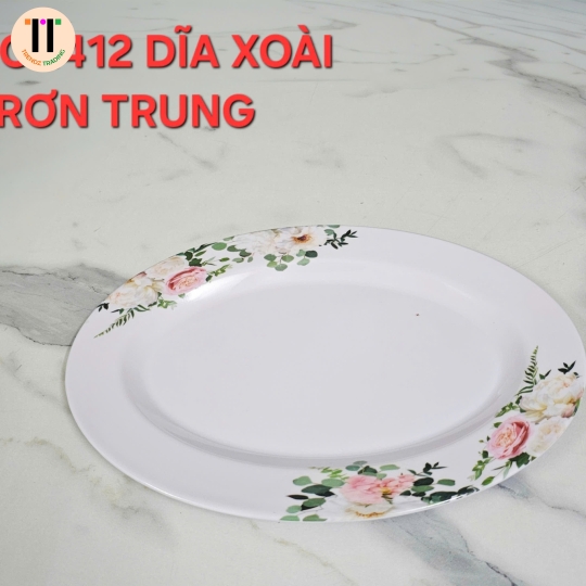 DĨA XOÀI TRƠN 12 MELAMINE