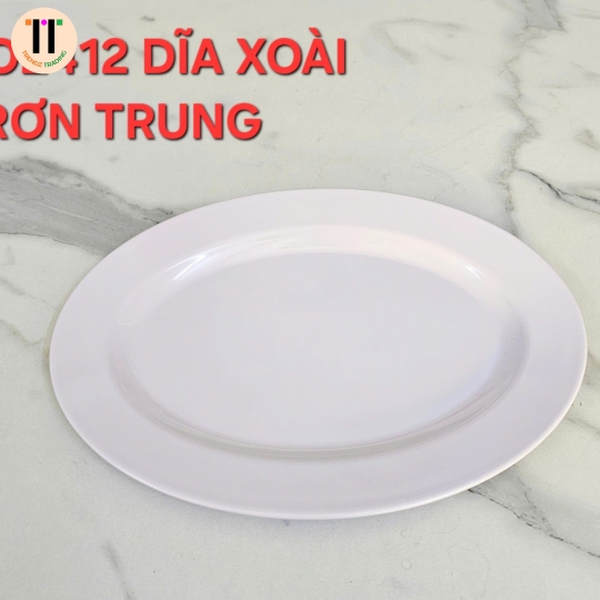 DĨA XOÀI TRƠN 12 MELAMINE