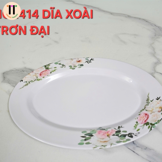 DĨA XOÀI TRƠN 14 MELAMINE