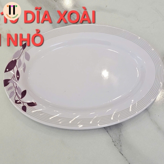 DĨA XOÀI XOẮN 10 MELAMINE
