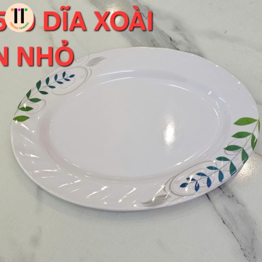 DĨA XOÀI XOẮN 10 MELAMINE