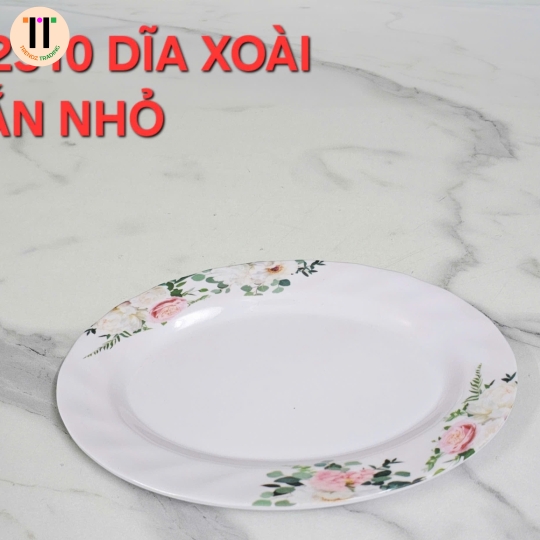 DĨA XOÀI XOẮN 10 MELAMINE