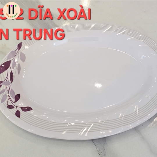 DĨA XOÀI XOẮN 12 MELAMINE