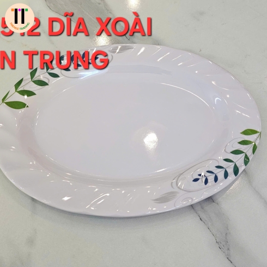 DĨA XOÀI XOẮN 12 MELAMINE