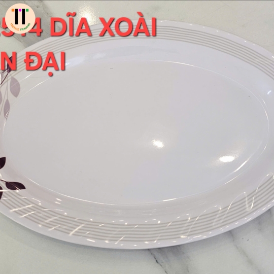 DĨA XOÀI XOẮN 14 MELAMINE