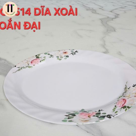 DĨA XOÀI XOẮN 14 MELAMINE