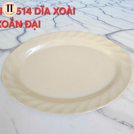 DĨA XOÀI XOẮN 14 MELAMINE