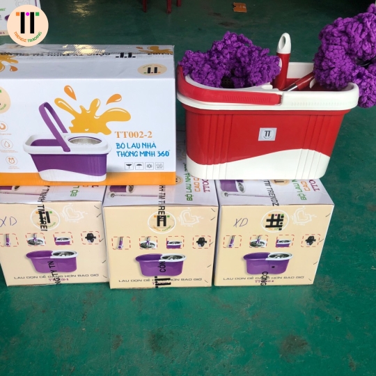 Bộ thùng lau nhà chữ nhật