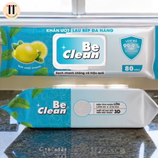 KHĂN ƯỚT ĐA NĂNG BECLEAN 80 TO
